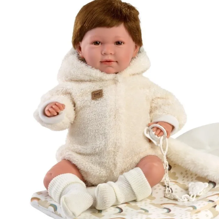 Poupée Llorens 40 cm - Nouveau-né Mimi crybaby avec pochette