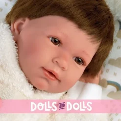 Poupée Llorens 40 cm - Nouveau-né Mimi crybaby avec pochette