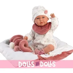 Poupée Llorens 40 cm - Pleurer Mimi nouveau-né avec parc