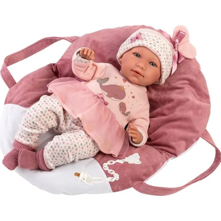 Poupée Llorens 40 cm - Pleurer Mimi nouveau-né avec porte-bébé