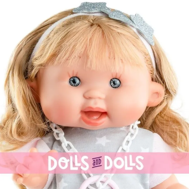 Poupée Marina & Pau 26 cm - Nenotes Party Edition - Gris