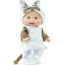 Poupée Marina & Pau 26 cm - Nenotes Forest Witches - Chat