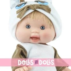 Poupée Marina & Pau 26 cm - Nenotes Forest Witches - Chat