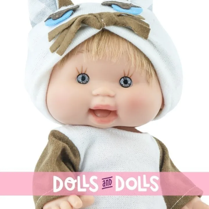 Poupée Marina & Pau 26 cm - Nenotes Forest Witches - Chat