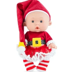 Poupée Marina & Pau 26 cm - Nenotes Christmas Edition - Fille du Père Noël