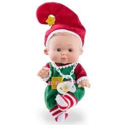 Poupée Marina & Pau 26 cm - Nenotes Christmas Edition - Garçon elfe