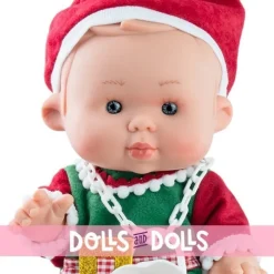 Poupée Marina & Pau 26 cm - Nenotes Christmas Edition - Garçon elfe