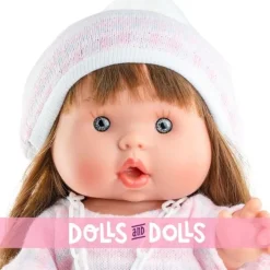 Poupée Marina & Pau 26 cm - Nenotes Party Edition - Laine rose