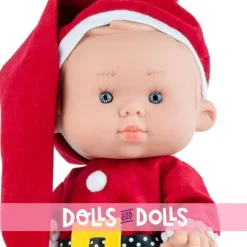 Poupée Marina & Pau 26 cm - Nenotes Christmas Edition - Père Noël