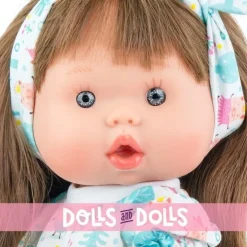 Poupée Marina & Pau 26 cm - Nenotes Party Edition - Impression bleue