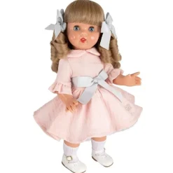 Poupée Mariquita Pérez 50 cm - Avec robe rose argentée