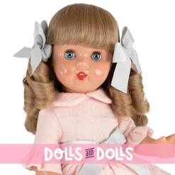 Poupée Mariquita Pérez 50 cm - Avec robe rose argentée