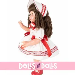 Poupée Mariquita Pérez 50 cm - Avec robe beige avec empiècement brodé