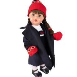 Poupée Mariquita Pérez 50 cm - Avec manteau bleu marine