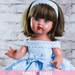 Poupée Mariquita Pérez 50 cm - Avec robe bleue à volants