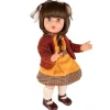 Poupée Mariquita Pérez 50 cm - Avec ensemble d'hiver chasuble ocre