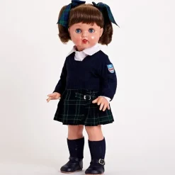 Poupée Mariquita Pérez 50 cm - Écolière bleu marine