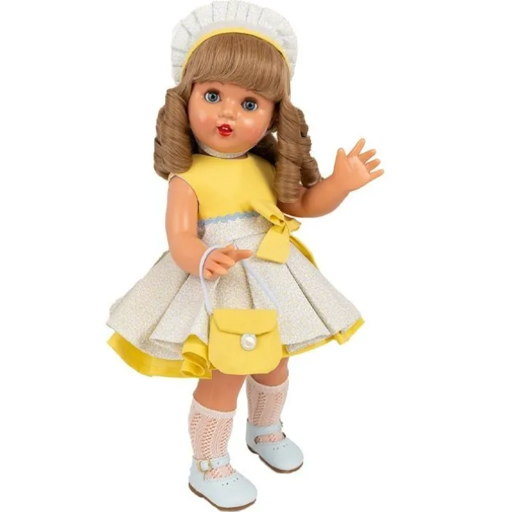 Poupée Mariquita Pérez 50 cm - Robe jaune 2024