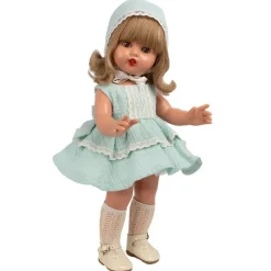 Poupée Mariquita Pérez 50 cm - Robe verte et beige