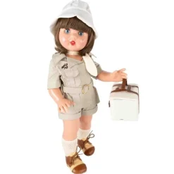 Poupée Mariquita Pérez 50 cm - Avec ensemble colonial et valise