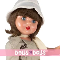 Poupée Mariquita Pérez 50 cm - Avec ensemble colonial et valise