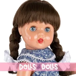 Poupée Mariquita Pérez 50 cm - Avec une robe bleue à fleurs