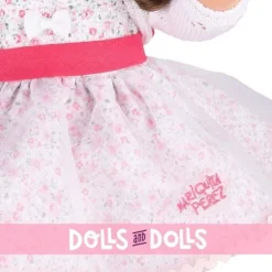 Poupée Mariquita Pérez 50 cm - Avec robe à fleurs roses