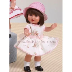 Poupée Mini Mariquita Pérez 21 cm - Avec robe imprimée à fleurs