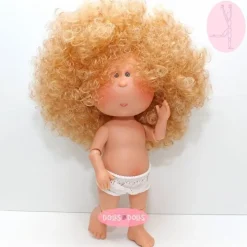 Poupée Nines d'Onil 30 cm - EXCLUSIF - Mia ARTICULÉE - Mia blonde avec des cheveux bouclés - Sans vêtements
