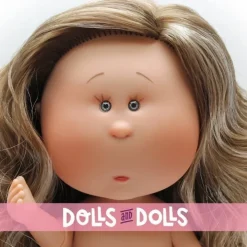 Poupée Nines d'Onil 30 cm - EXCLUSIF - Mia ARTICULÉE - Mia brune aux mèches - Sans vêtements