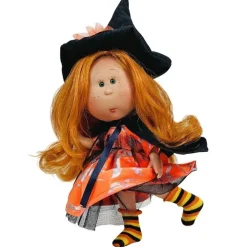 Poupée Nines d'Onil 23 cm - Little Mia Halloween aux cheveux roux ondulés (Sorcière)