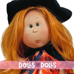 Poupée Nines d'Onil 23 cm - Little Mia Halloween aux cheveux roux ondulés (Sorcière)
