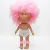 Poupée Nines d'Onil 23 cm - Little Mia aux cheveux bouclés roses - Sans vêtements