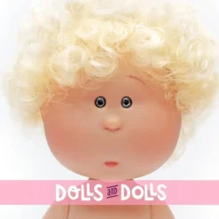 Poupée Nines d'Onil 23 cm - Little Mio aux cheveux blonds bouclés - Sans vêtements
