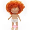 Poupée Nines d'Onil 23 cm - Little Mia aux cheveux roux bouclés - Sans vêtements