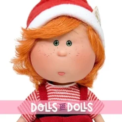 Poupée Nines d'Onil 23 cm - Little Mio Christmas - Rousse en costume d'elfe