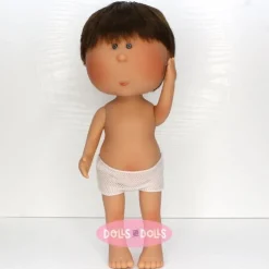 Poupée Nines d'Onil 30 cm - Mio brun - Sans vêtements