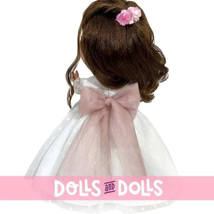 Poupée Nines d'Onil 30 cm - Mia communion brune