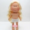 Poupée Nines d'Onil 30 cm - Mia avec des cheveux blonds ondulés - Sans vêtements