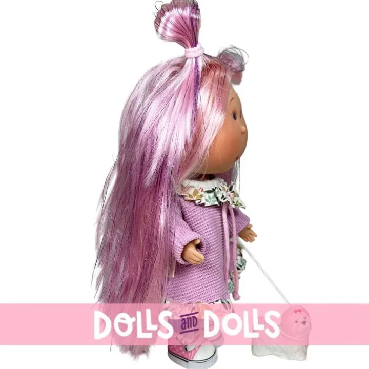 Poupée Nines d'Onil 30 cm - Mia Rose avec mascotte