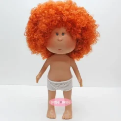 Poupée Nines d'Onil 30 cm - Mia rousse aux cheveux bouclés - Sans vêtements