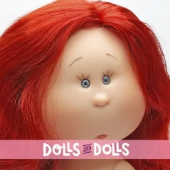 Poupée Nines d'Onil 30 cm - Mia aux cheveux roux ondulés - Sans vêtements