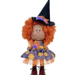 Poupée Nines d'Onil 30 cm - Mia Halloween en robe citrouille