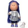 Poupée Nines d'Onil 30 cm - Mia Bleu avec mascotte