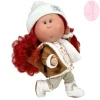 Poupée Nines d'Onil 30 cm - Mia ARTICULÉE - rousse en tenue d'hiver