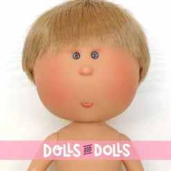 Poupée Nines d'Onil 30 cm - Mio blonde aux cheveux raides - Sans vêtements