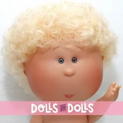 Poupée Nines d'Onil 30 cm - Mio ARTICULÉE - Mio blonde avec des cheveux bouclés - Sans vêtements