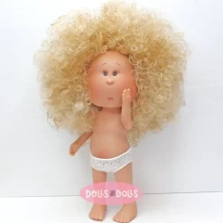 Poupée Nines d'Onil 30 cm - Mia aux cheveux blonds bouclés - Sans vêtements