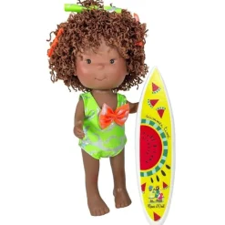 Poupée Nines d'Onil 30 cm - Pippa Summer aux cheveux bruns bouclés