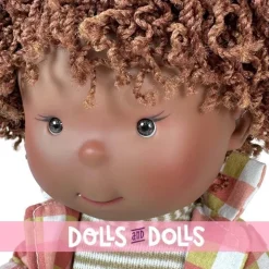 Poupée Nines d'Onil 30 cm - Pippo avec une tenue décontractée et une mascotte